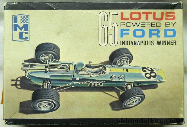 IMC 1/25 1965 Lotus Powered by Ford Indianapolis 500 Winner, 106-150 plastic model kit